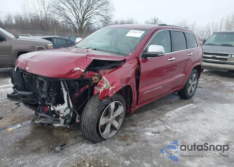 2015 Jeep Grand Cherokee Overland из США, поврежденный, VIN 1C4RJFCT4FC692283